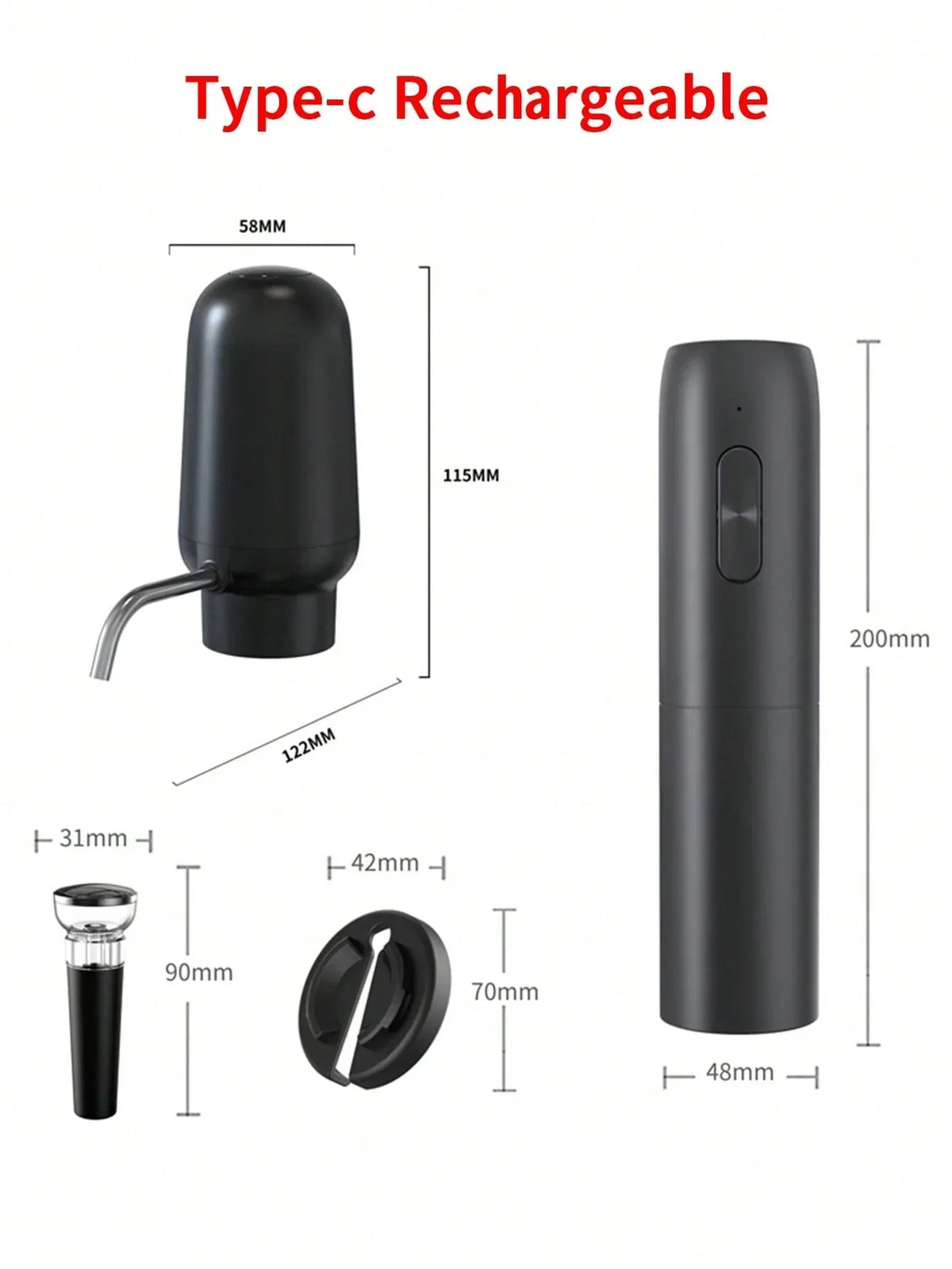 CLITON Electric Wine Opener Set