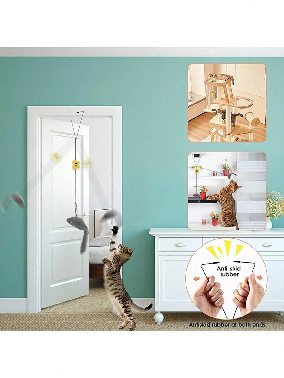 Adjustable Hanging Cat Toy
