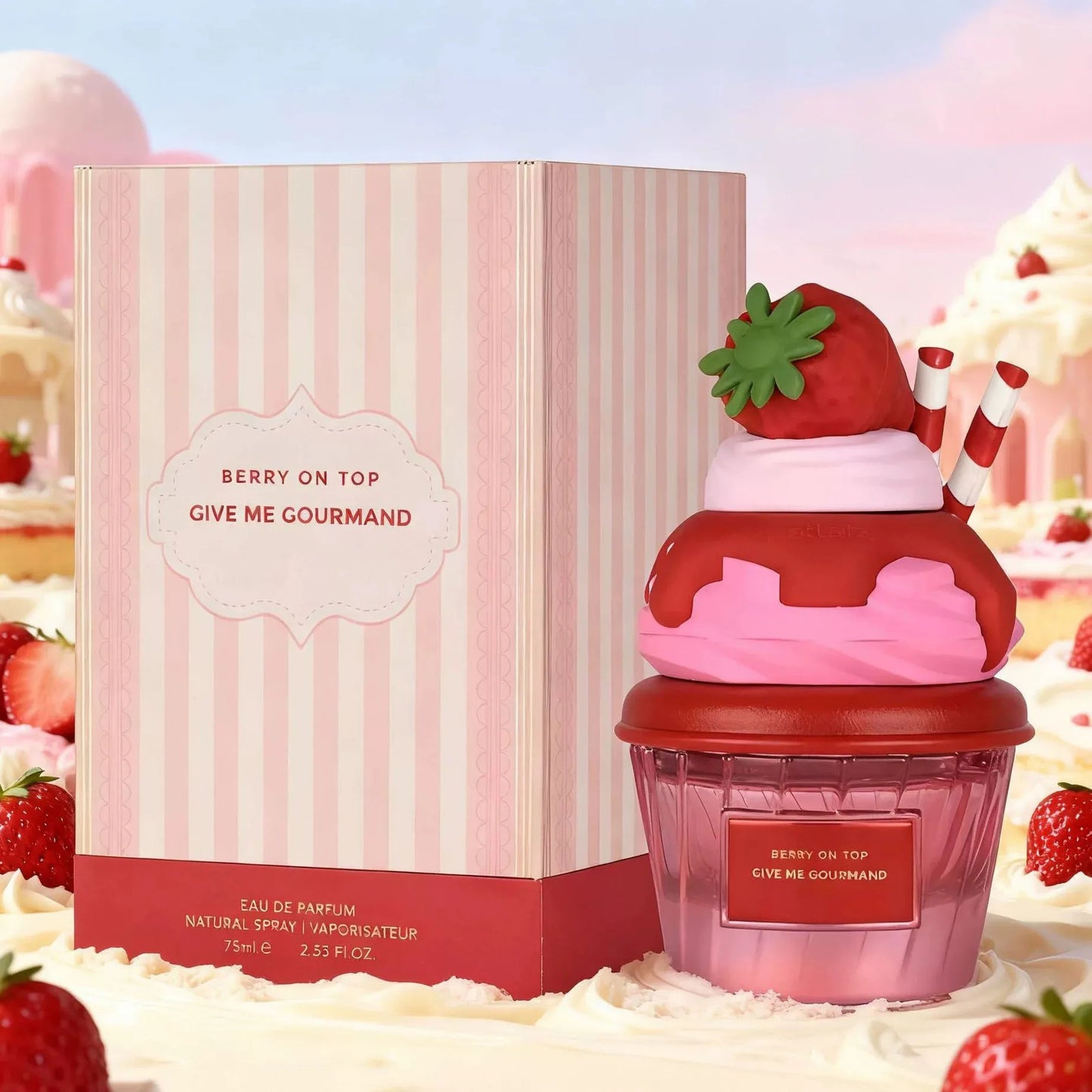 GIVE ME GOURMAND is a new product with six styles of delicacies, women's perfume and spray