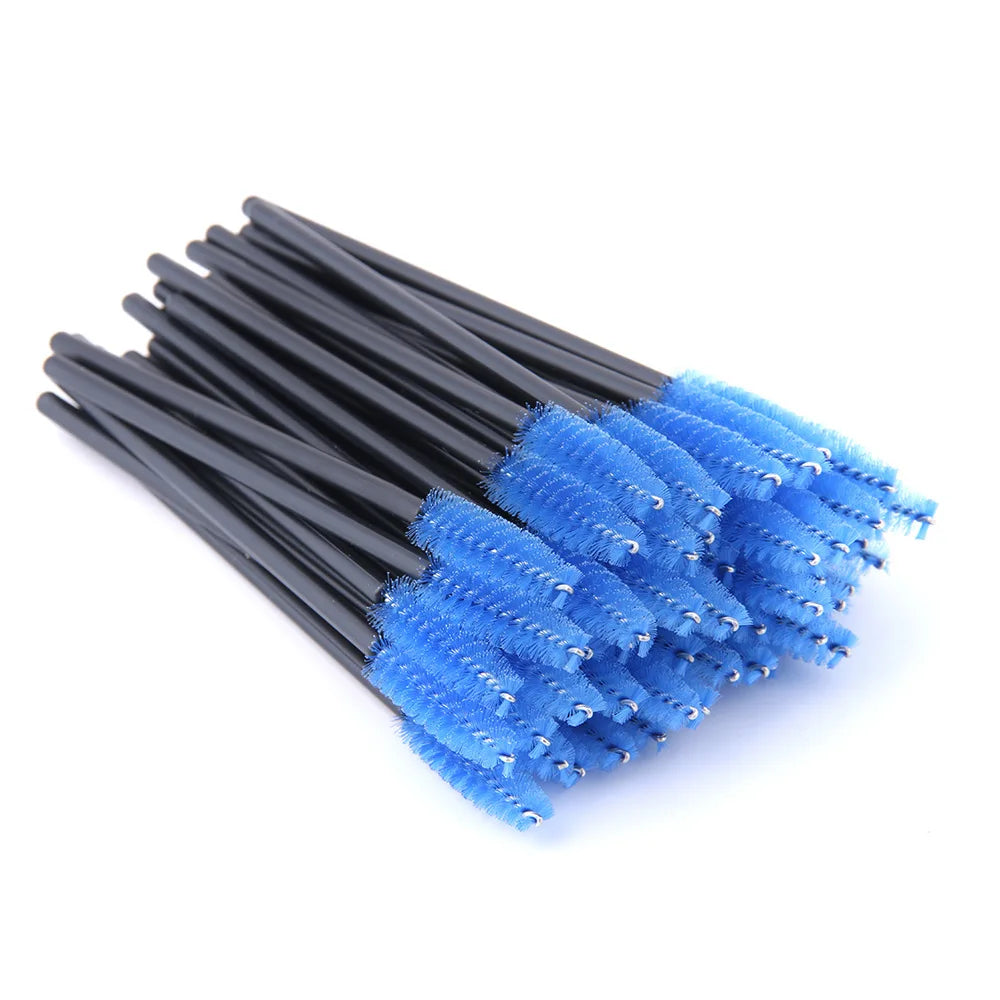 5/50 Pcs Crystal Mascara Wands Eyelash Brush Spoolies For Eye Lash Extension Eyebrow And Makeup Crystal Makeup Tools
