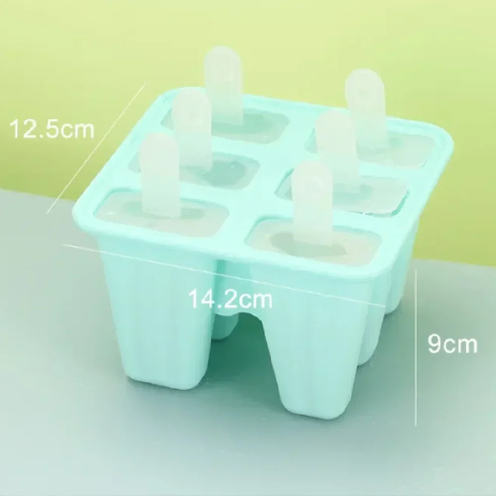 10-Piece Silicone Popsicle Molds