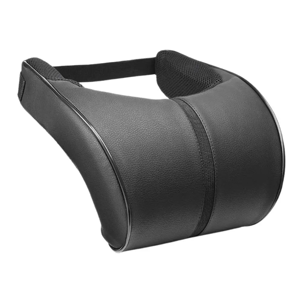 Adjustable Breathable Car Headrest Memory Cotton Car Cushion Leather Neck Pillow Car Waist Pad Automotive Decorative Products