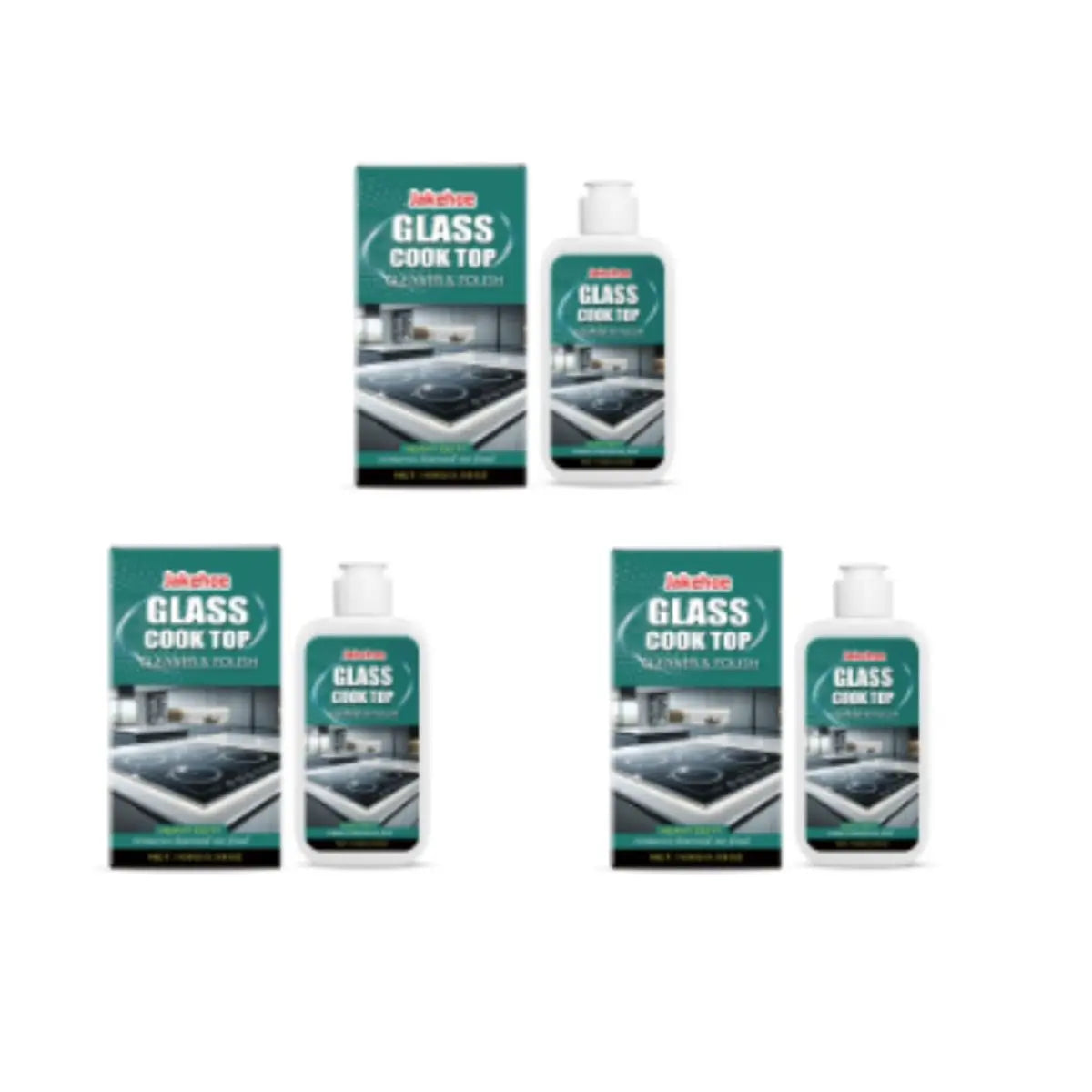 100/300/500g Glass Cooktop Cleaning Polish: Deeply removes stubborn stains from the stove, repairs scratches, and restores shine