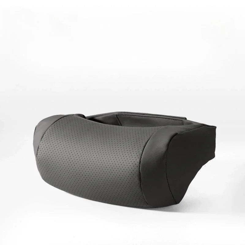 Suitable for Mercedes-Benz BMW Audi Tesla Car Leather Headrest Universal Car Interior Supplies Maybach Seat Protect Neck Pillow