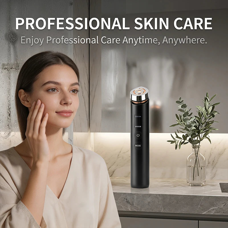Handheld Microcurrent Facial Massager Promotes Essence Absorption Revitalizes Dull Skin Daily Facial Care Massage Device USB