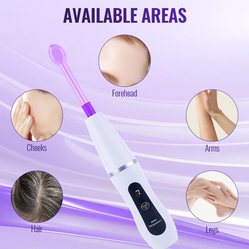 High Frequency Appliance Electrode Tube Wand Electrotherapy Skin Care Facial Spa Tightening Acne Spot Wrinkles Remover