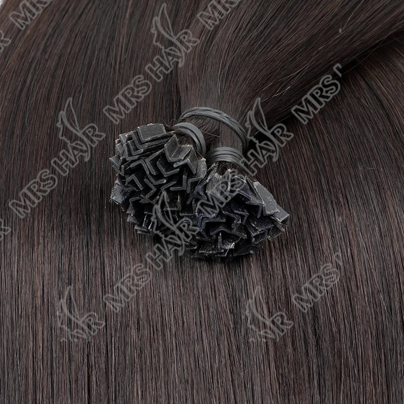 K Tip Hair Extensions Keratin Human Hair Hot Fusion Hair Extension 1cm Italy Keratin Glue Machine Remy 12-24inch 30 50G/pack