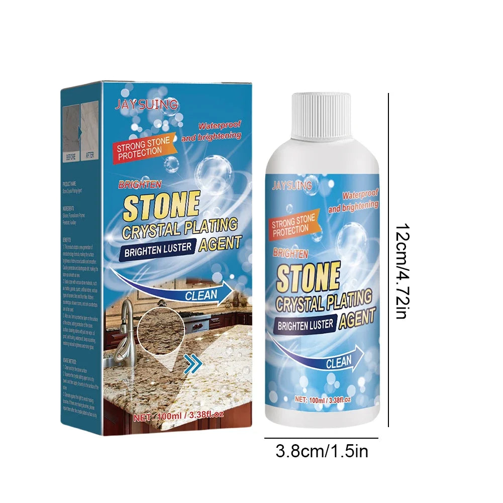 Stone Crystal Plating Agent Stone Crystal Plating Brighten Luster Agent Stone Stain Remover Cleaner Marble Crystal Plating Agent