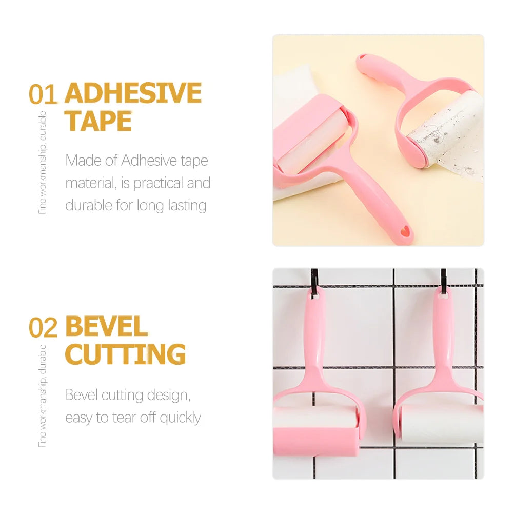 12 Pcs Roller Hair Sticker Puppy Remover Portable Lint Rollers Pet Cat Dog Rug Curler Refill Brush for Carpet