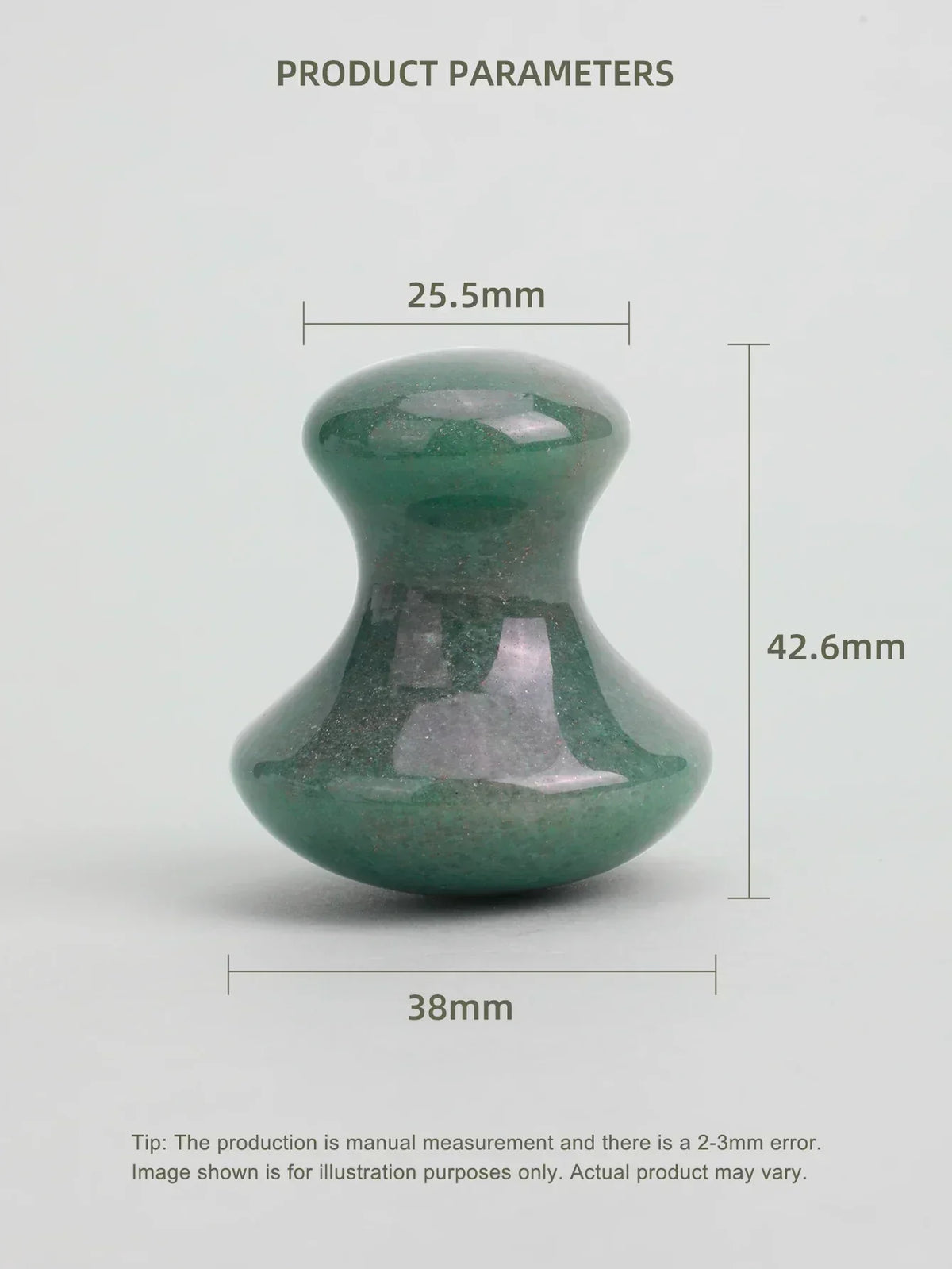 Jade Mushroom Gua Sha Massager