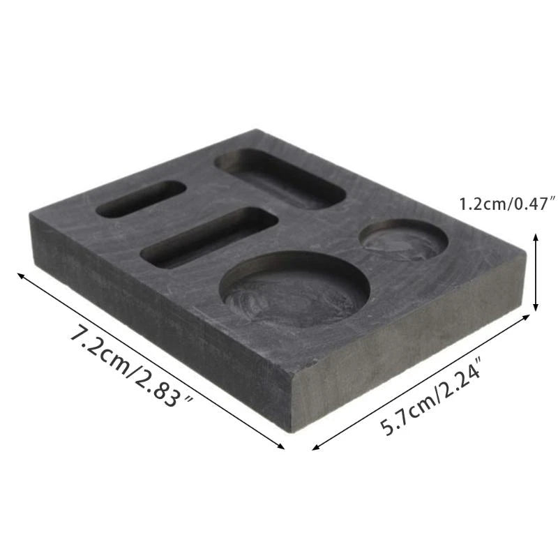 Crucible Mould Melting Ingot Mold for Melting Casting Refining Gold Silver