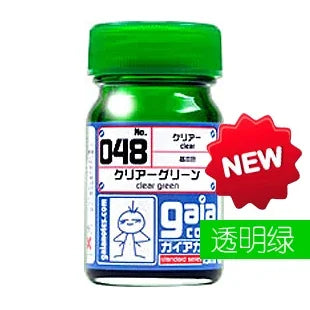 GAIA Paint 041~050 Clear Color Lacquer Paint 15ml Plastic Model Hand Coating Pigment for Model Hobby DIY Coloring
