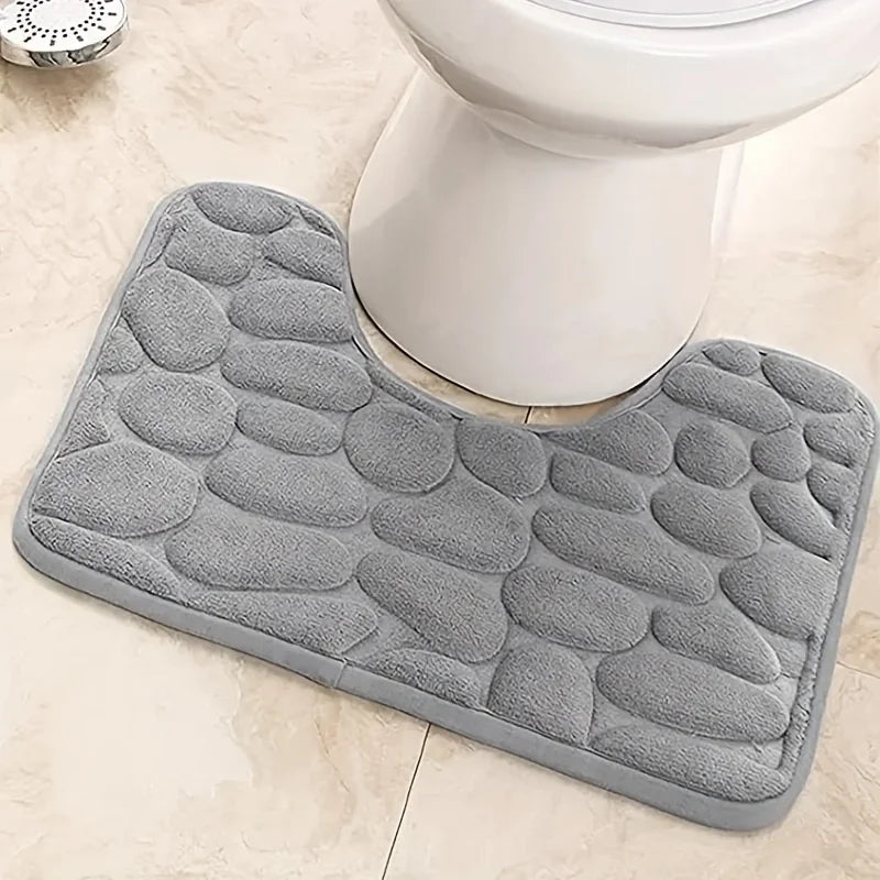 U-Shaped Waterproof Toilet Mat