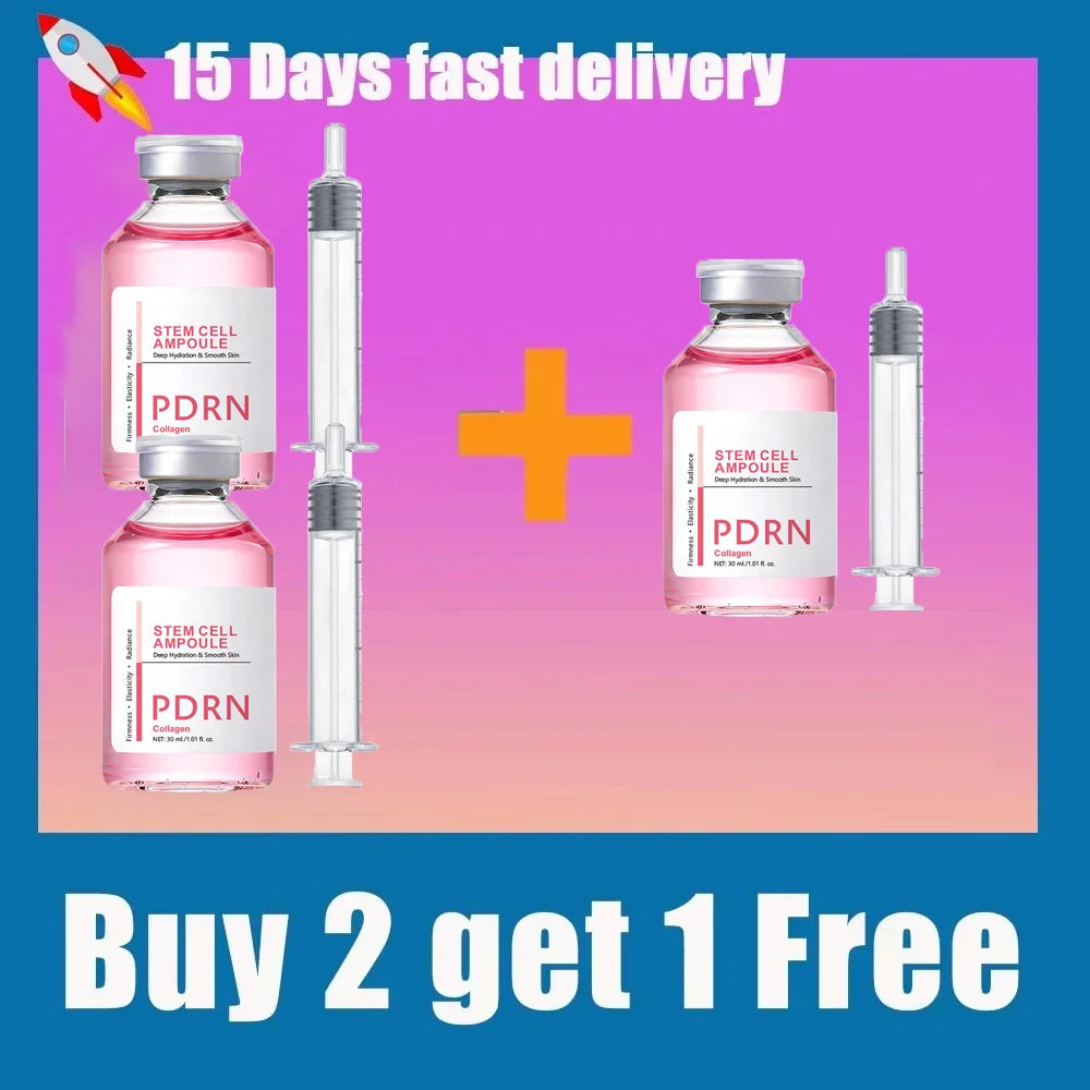 Stem Cell Serum PDRN Ampoule Collagen Moisturizing Anti-Aging Essence Reduce Fine Lines Wrinkle Tighten Brighten Face Skin 1PCS