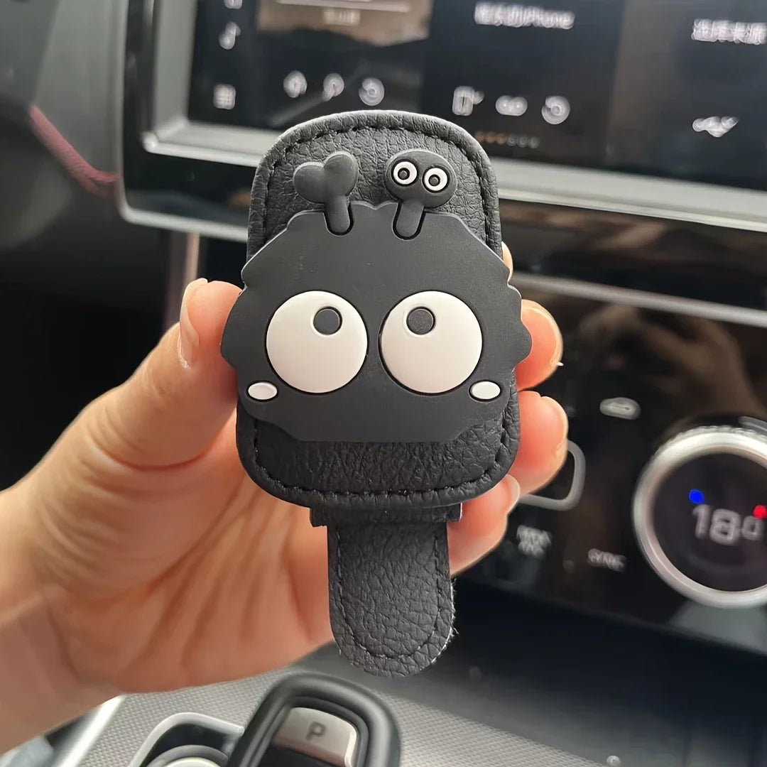 Car Glasses Clip Car Visor Storage Rack Multifunctional Creative Magnetic Car Sunglasses Holder Eye Glasses Case
