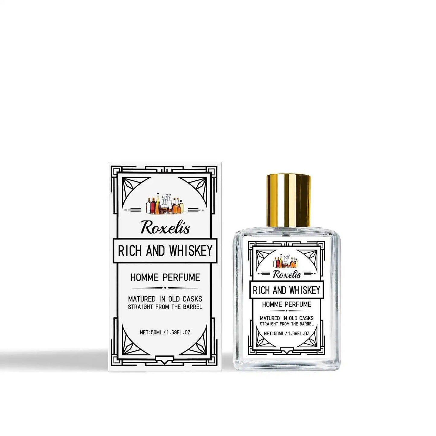 Roxelis Men's perfume Fresh Forest Gulong Wood Fragrance Elegant, Mild, Persistent, Charming, Gentle