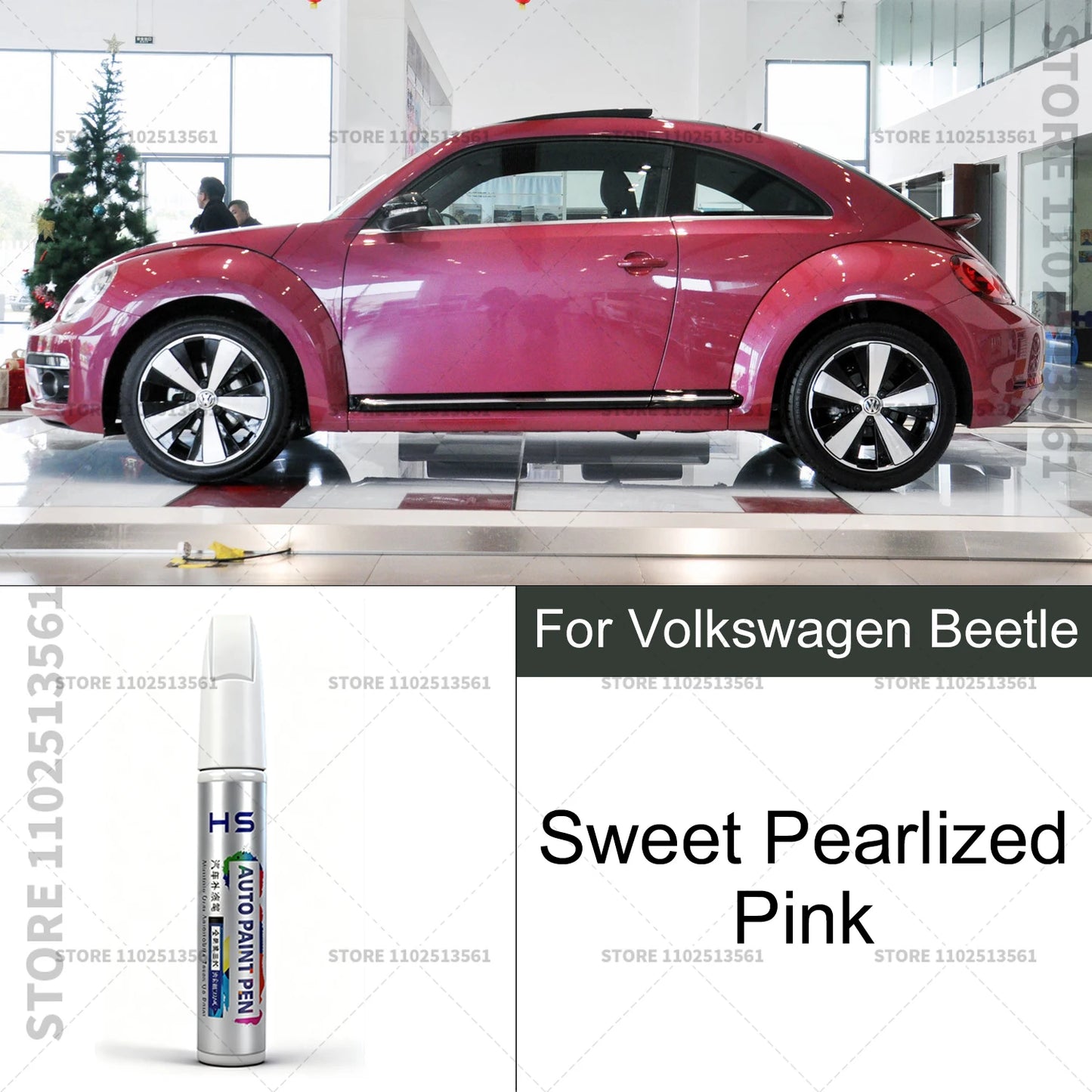 For Volkswagen Beetle Car Paint Repair Pen Touch Up Scratch Remover DIY Auto Accessories White Blue LZ5W Yellow 9U Black C9X