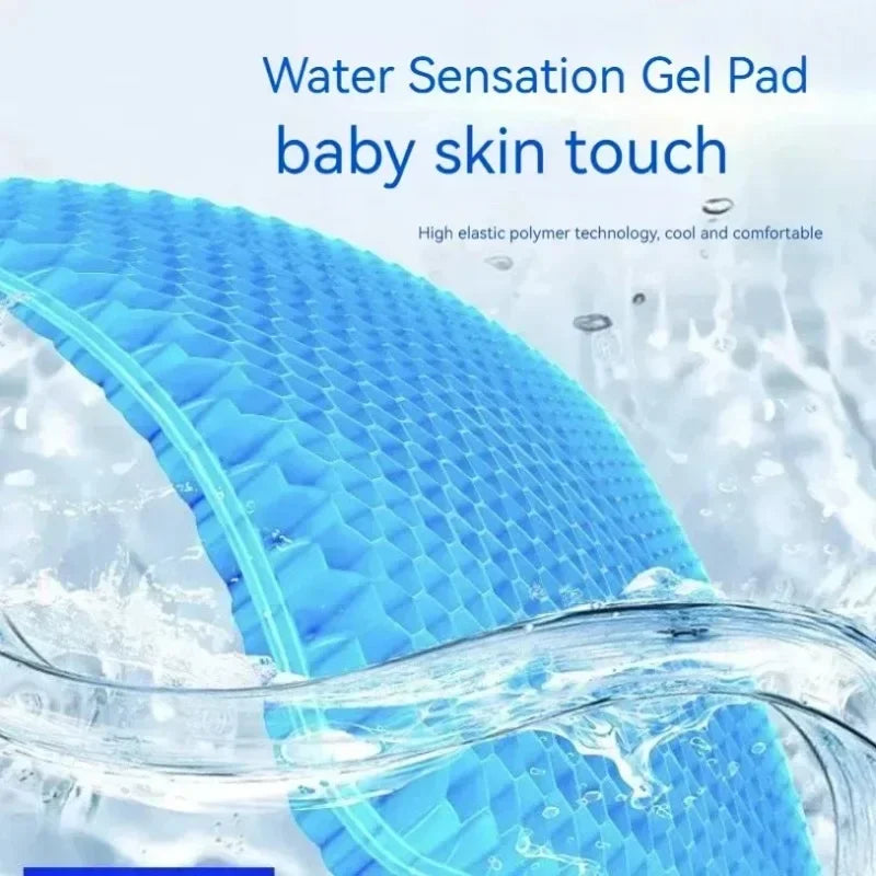 1 Pcs Cooling Gel Seat Cushion Breathable Honeycomb Car Seat Cushion Tailbone Pain Relief Office Chair Wheelchair Pad with Cover