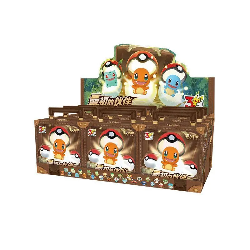 Funism Pokemon 30th Anniversary Original Partners Series Blind Box Charmander Starter Pokemon Ball Charmander Squirtle Figure