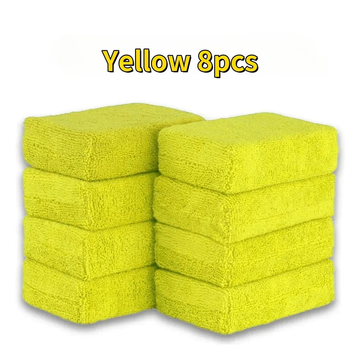 8PCS Microfibre Car Wax Pads