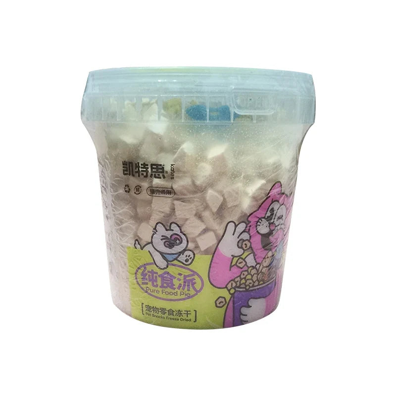 Cat snacks pet freeze-dried 500g freeze-dried barrel chicken chicken breast quail spring fish raw