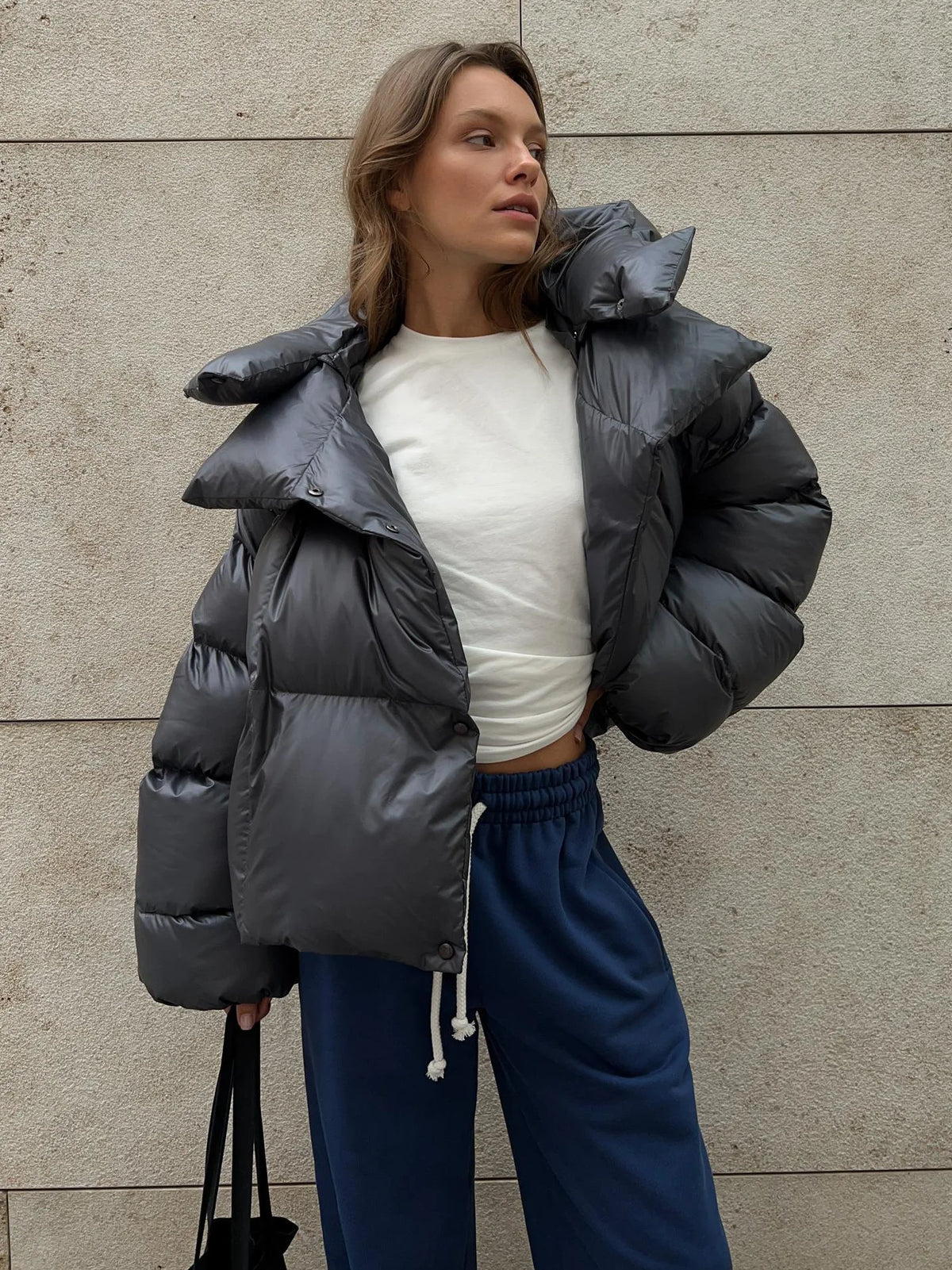 Women Autumn Winter Warm Coat Thick Parkas Long Sleeve Parkas Female Street Fashion Hoodies Woman's Cotton-padded Jacket 2025