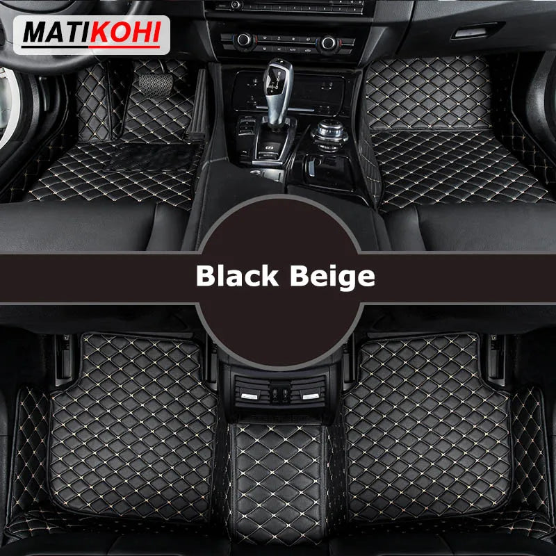 MATIKOHI Custom Car Floor Mats For Nissan Kicks Auto Carpets Foot Coche Accessorie