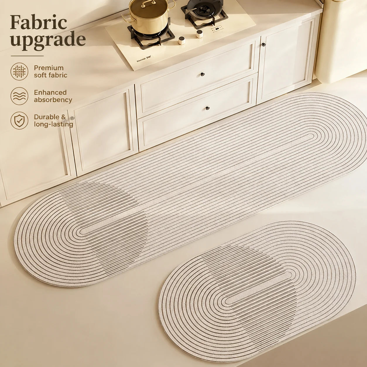 Super Absorbent Kitchen Floor Mat Long Diatomite Kitchen Rug Soft Washable Carpets Anti Slip Bathroom Entrance Doormat 주방매트
