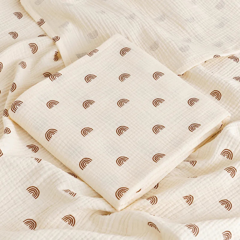 Newborn Baby Cotton Blanket Summer Bedding Babies Stuff Throw Blanket Muslin Squares Receiving Blanket