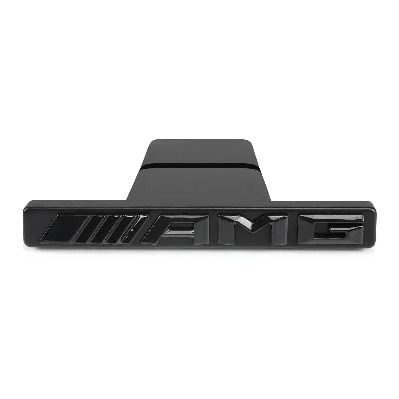 3D ABS Logo AMG Emblem Car Front Grille Badge Caps For Mercedes Benz GLC A B C E Class W204 W205 W212 W213 GT AMG Accessories