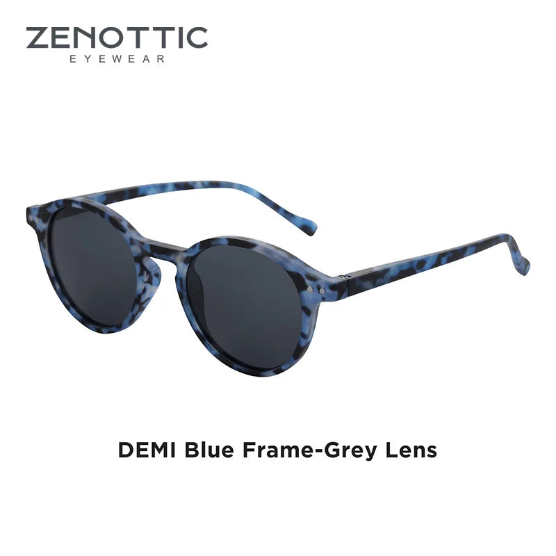 ZENOTTIC (S Size) Retro Circular Polarized Sunglasses 2026 2025 Men Women Vintage Small Round Sun Glasses UV400 Goggles Shades