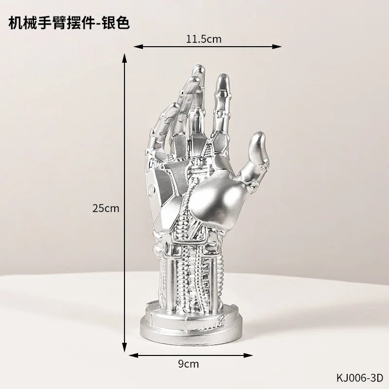 Futuristic Sci-fi Style Robotic Arm Decoration Gamepad Holder Boy Desk Cool Sense of Technology Ornament Key Jewelry Organizer