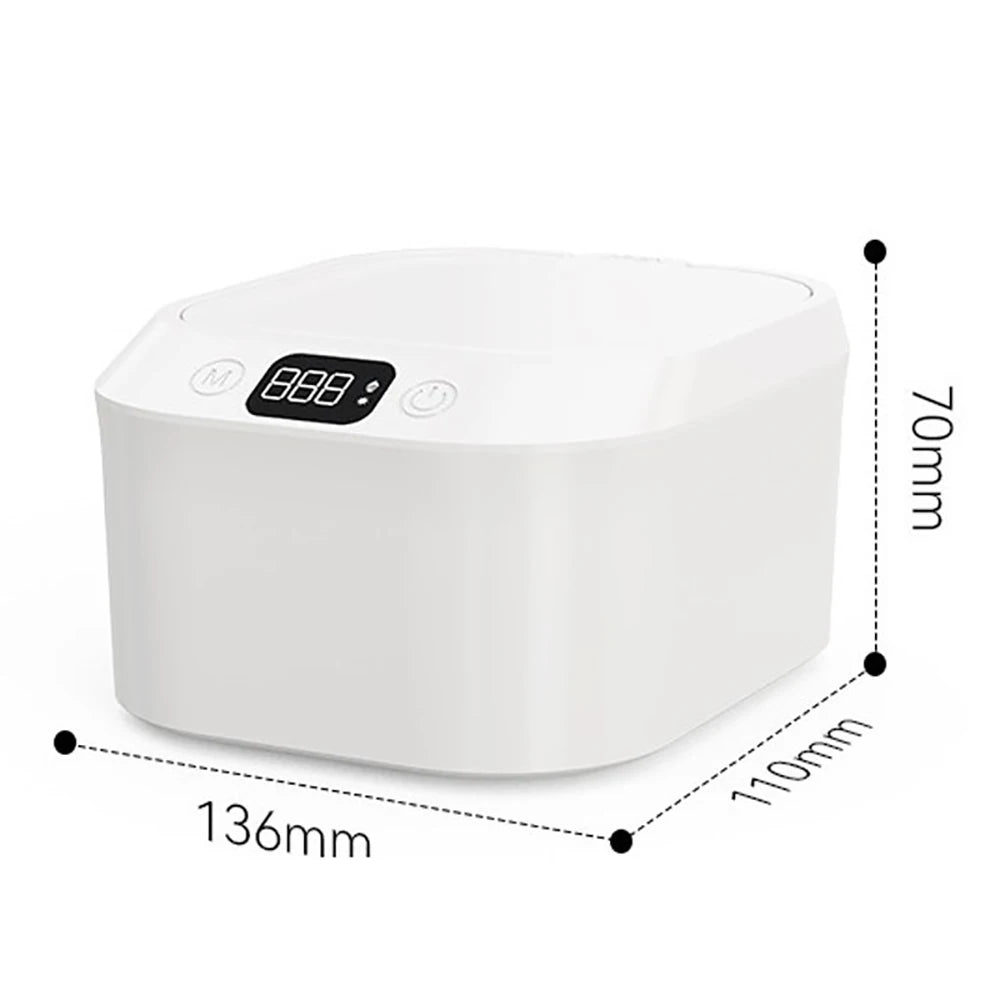 KUNPHY Ultrasonic Cleaning Machine Special Braces Cleaning Household Jewelry Cleaning Machine 46kHz Rechargeable Cleaner 220ML