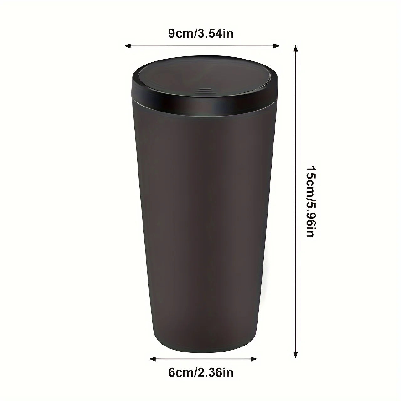 Mini Car Trash Can Cup Holder Trash Bin with Lid Leakproof Garbage Can Washable Cup Car Accessories