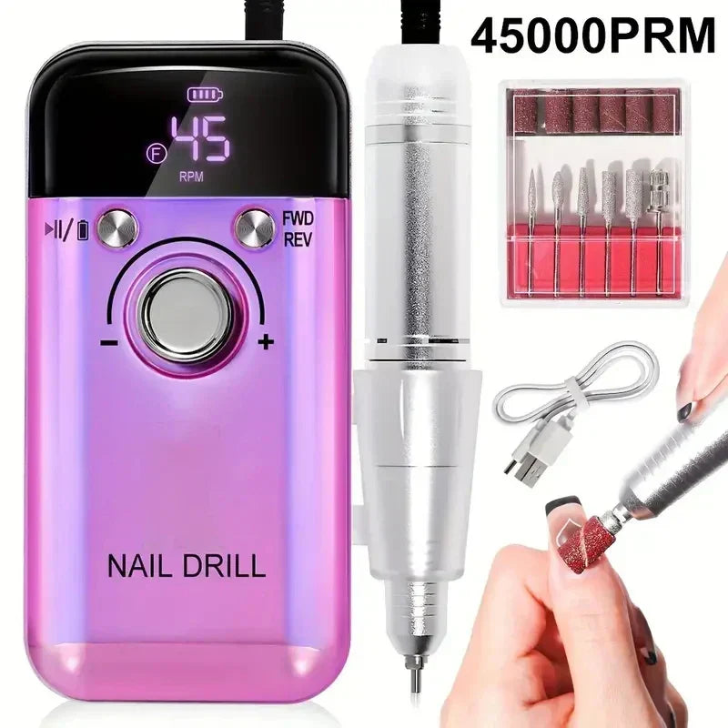 "45000 RPM Electric Nail Drill"