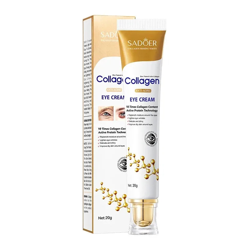 Collagen Eye Cream Skincare Anti Dark Circles Eye Bags Firming Moisturizing Fade Fine Lines Cream SkinCare Products for Eye