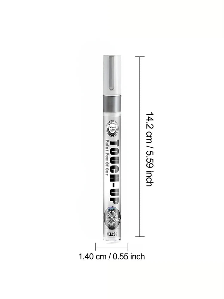 FARIENNE Silver Car Rim Touch Up Paint Pen Quick Repair For Wheel Scratches Chipped Paint And Metal Surface Blemishes