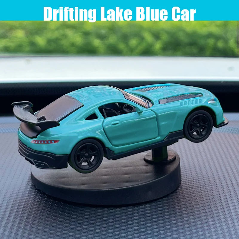 Drift race car ornaments dashboard model sway swing turn cool fun sports racing interior accessories decor items decorations men