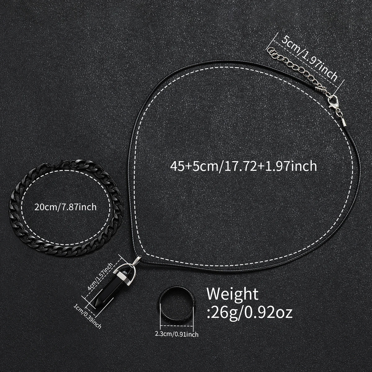 4PCS Luxury Men Business Watches Jewelry Set Fashion Rectangle Dial Male Quartz Watch Reloj Hombre(Without Box)