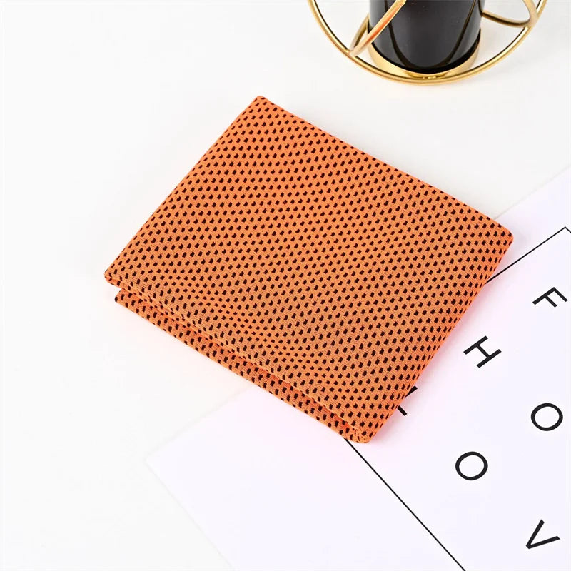 1/5/10PCS Dot Print Ice Cool Towel for Outdoor Fitness - Quick Drying Sweat-Absorbing Sports Towel With Cooling Sensation