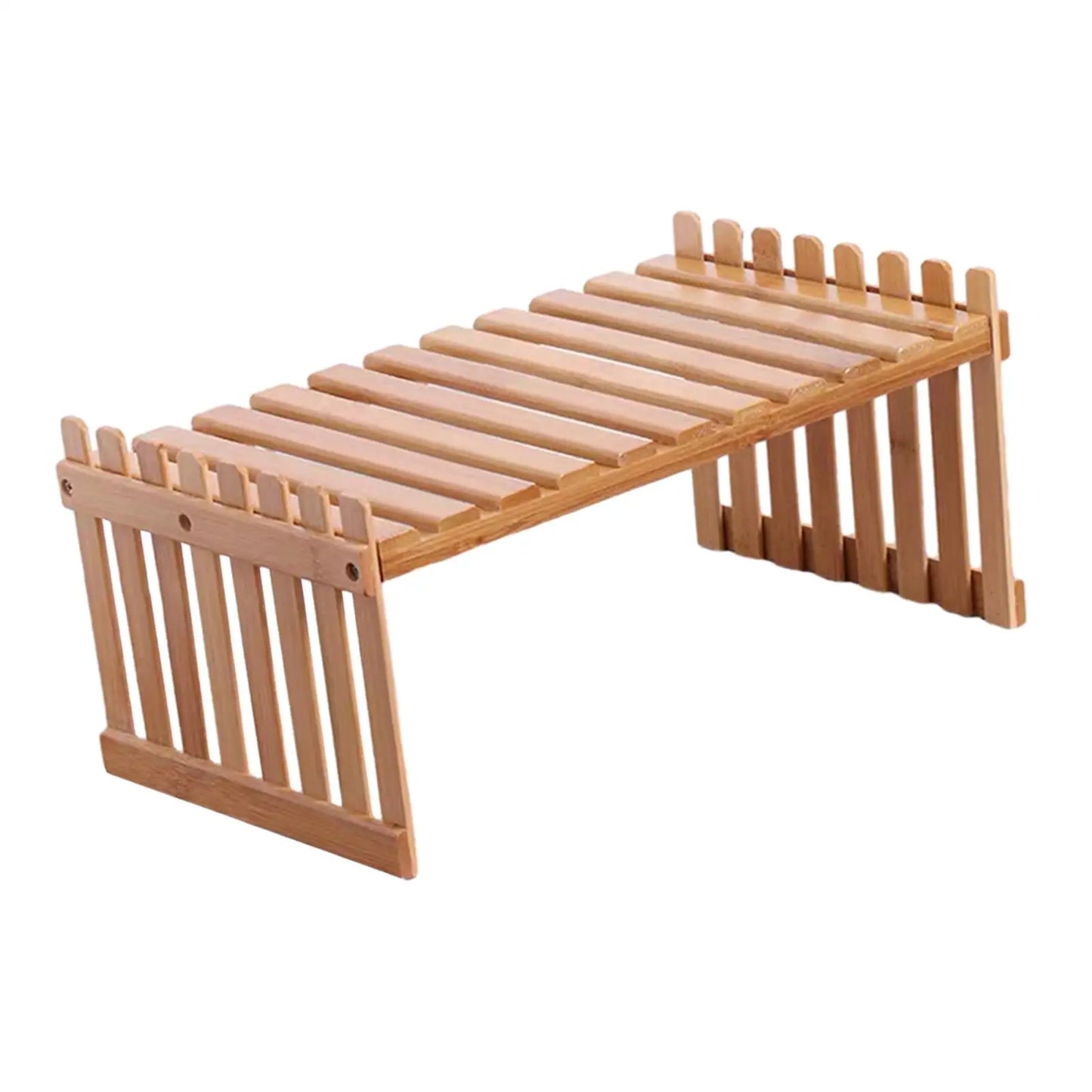 Flower Shelf Wooden Tabletop Plant Support Stand Simple Flower Pot Display Rack for Home Patio Lawn Garden Planter Holder