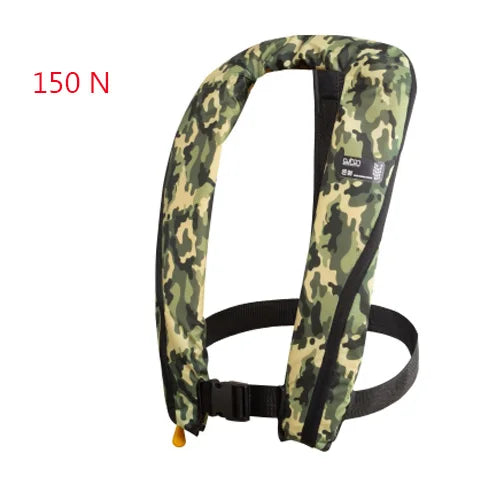 Fishing Life Vest, Manual Automatic Inflatable Life Jackets for Adult, Sailing Boating, Professional PFD 150N 100N, CE Approved