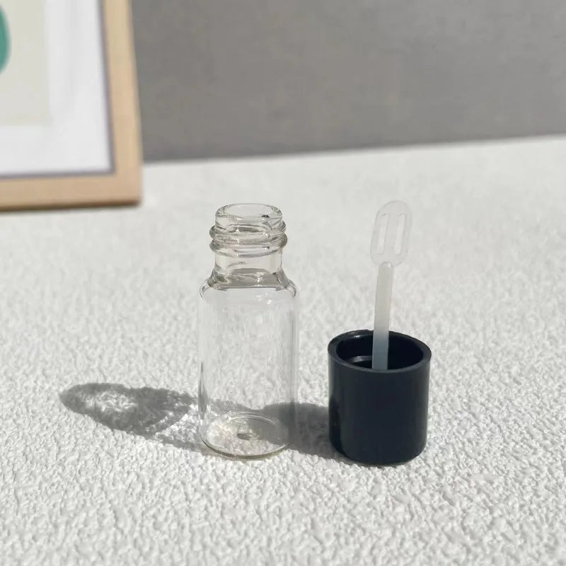 5/3/1PCS Mini Refillable Bottles Liquid Foundation 4ml Subpackage Travel Empty Bottle Mini Digging Spoon Glass Cosmetics Tools