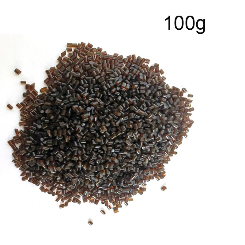 20G/50G/100G Italian Glue Beads Keratin Glue Granules Grains Amber Brown/Black Color For Keratin Hair Extension Hair Adhesive