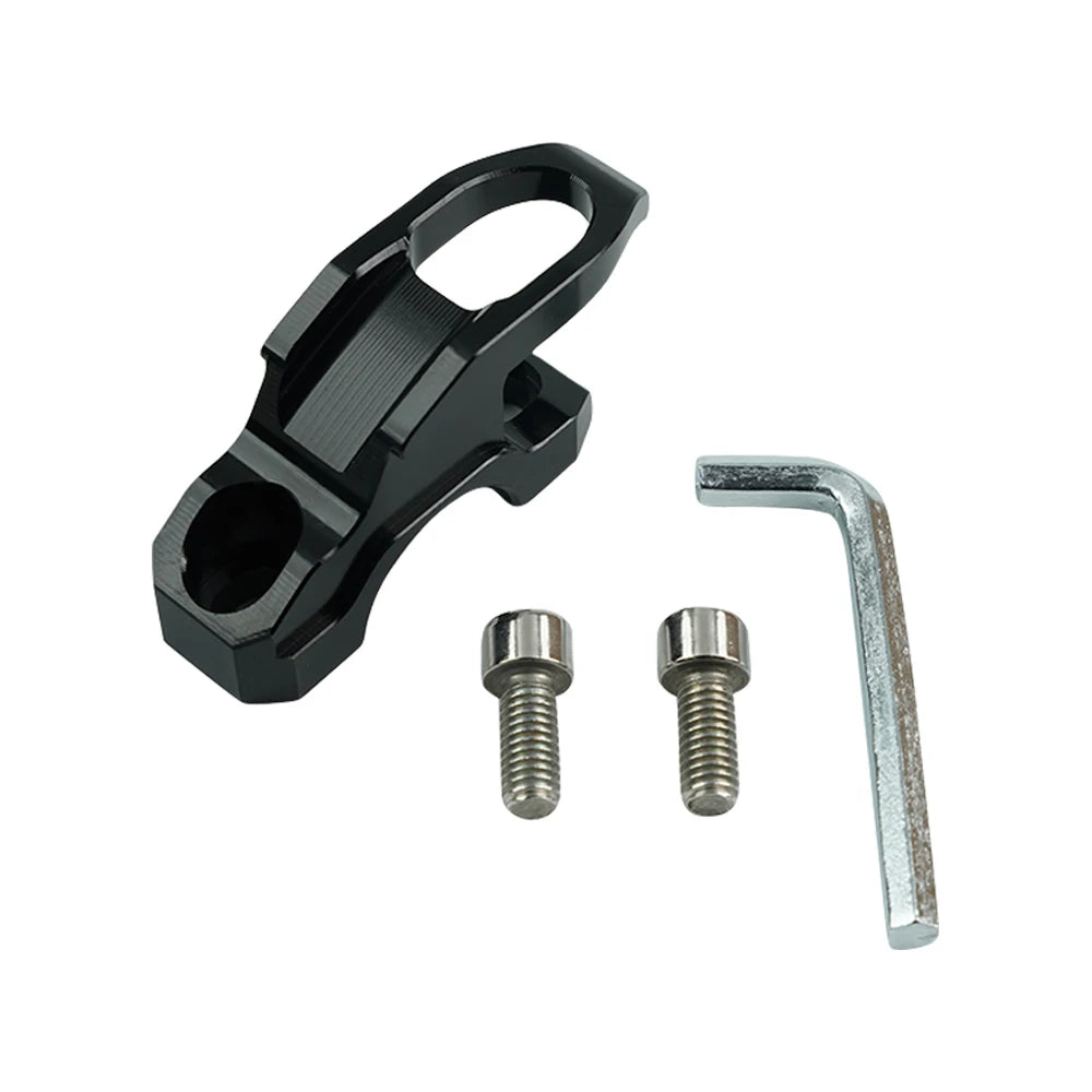 CNC Aluminum Motorcycle Handlebar Helmet Hook Hanger Bracket Universal Accessories