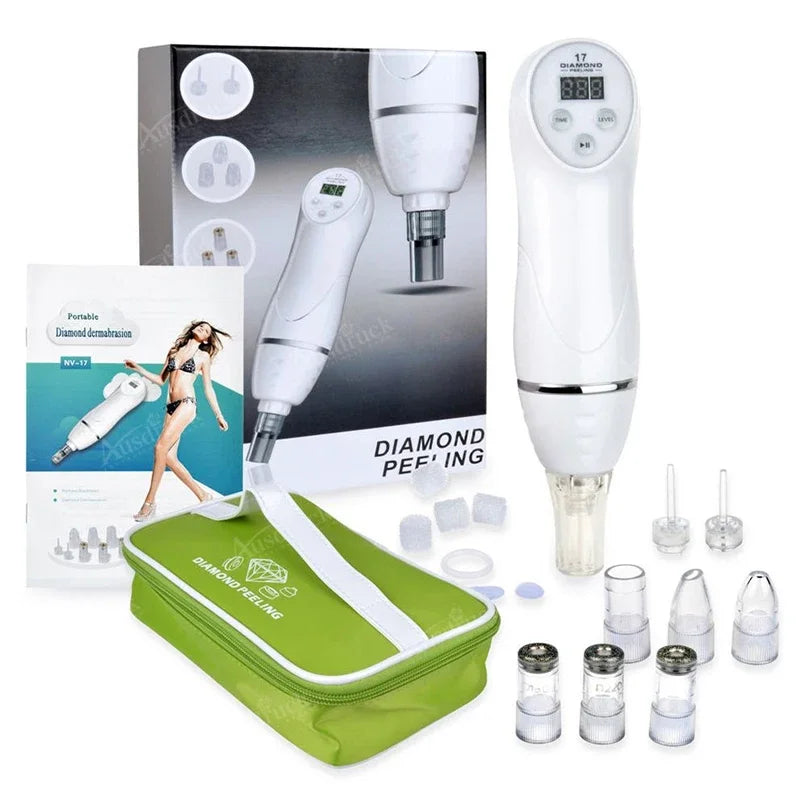 Portable New Diamond Microdermabrasion Dermabrasion Peeling Machine Vacuum Skin Care Anti Wrinkle Acne Remover Facial Equipment
