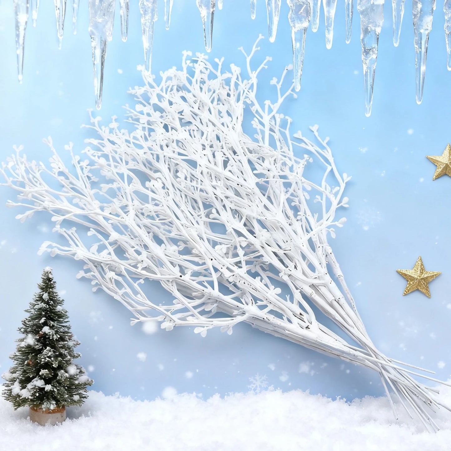 1/5pc Artificial Plant Vases Home Table Christmas Tree Decoration Flowers Scrapbooking Wedding Bridal Accessories Clearance Prop