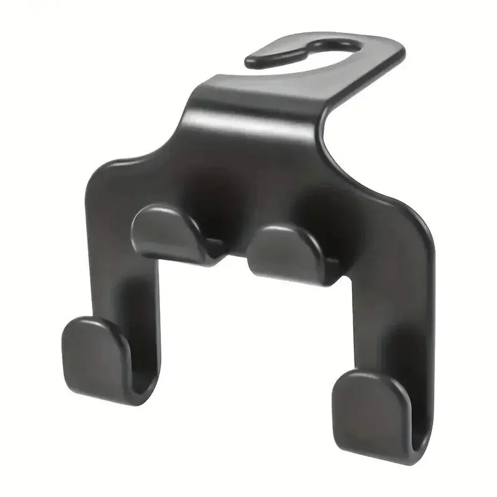 Multifunctional Car Seat Back Hook Double Head Phone Hanger Headrest Hanging Bag Storage Hanger Car Interior Accessories