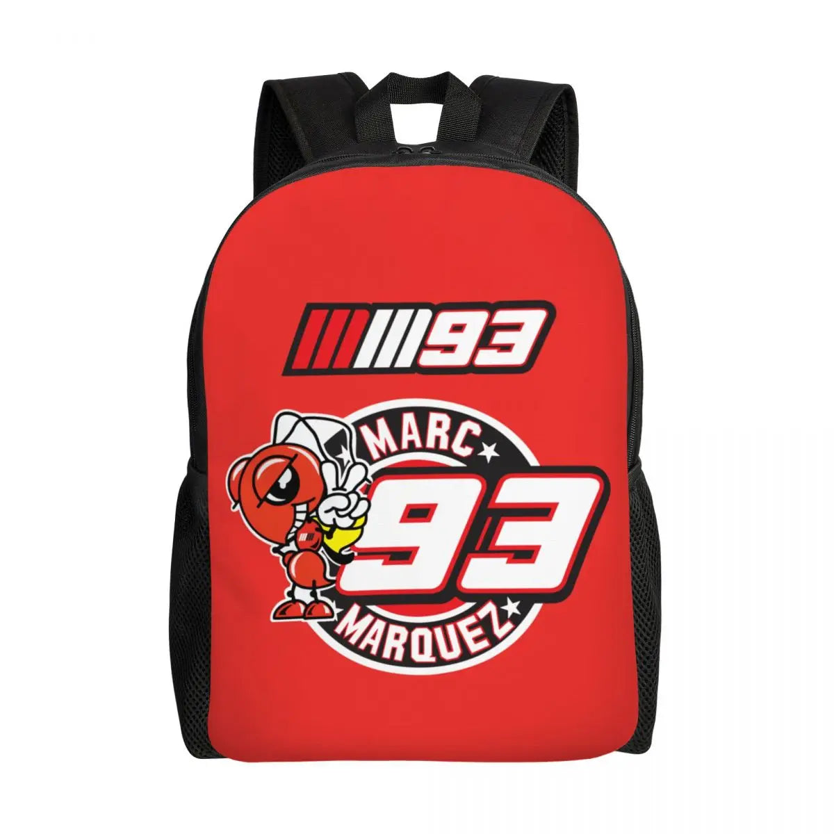 Motorcycle Marquez School Travel Backpack