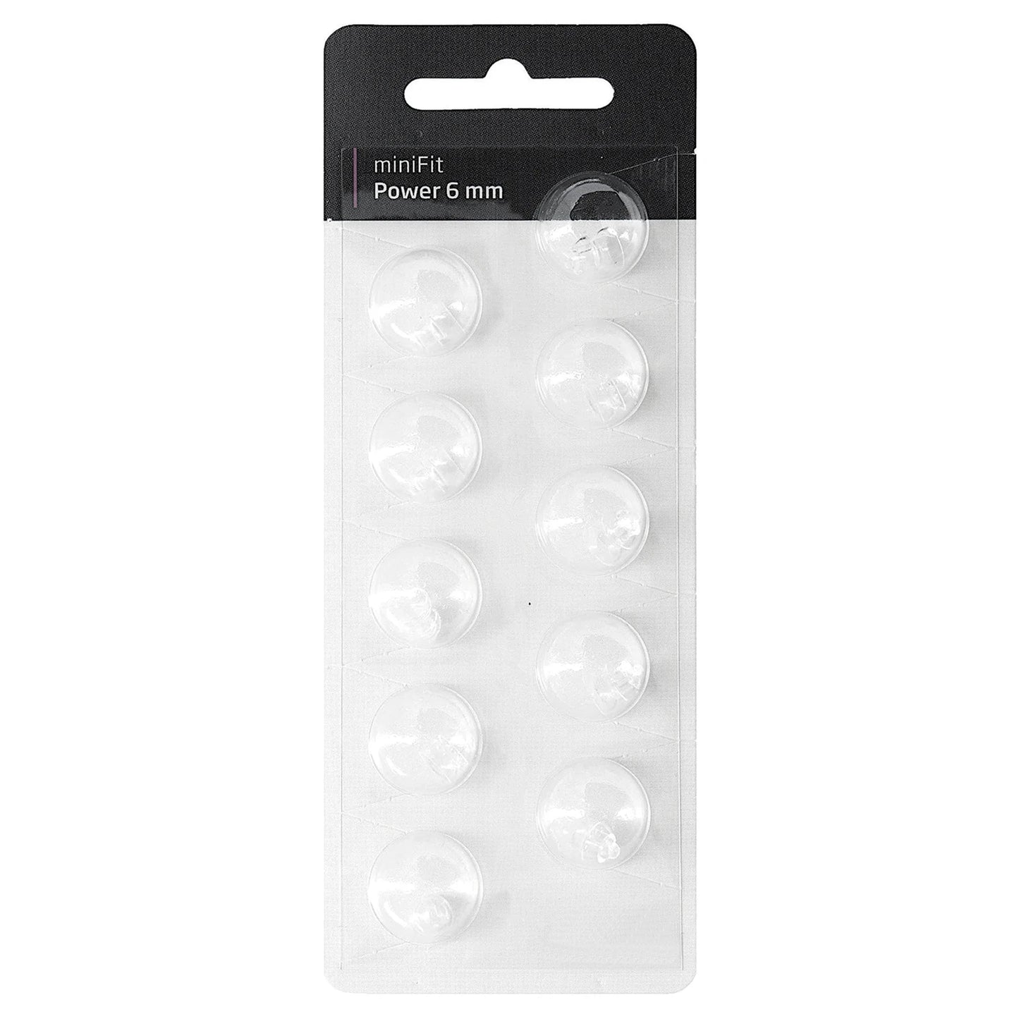Hearing Aid Domes for Oticon Replacements MiniFit Power Domes 6mm/ 8mm/ 10mm/ 12mm for Oticon Hearing Aid Universal Domes -10pcs